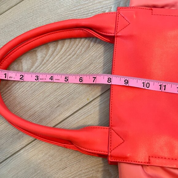 🧡Conquer Your Day in Style: M&S Collection Stormwear Shopper Vibrant Orange BAG - Picture 12 of 14